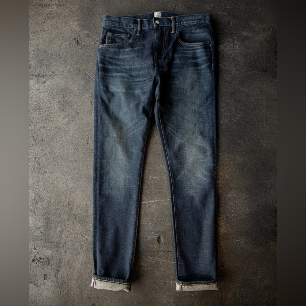 Hiroshi Kato Pen Slim Jett Denim Jeans, Size 33